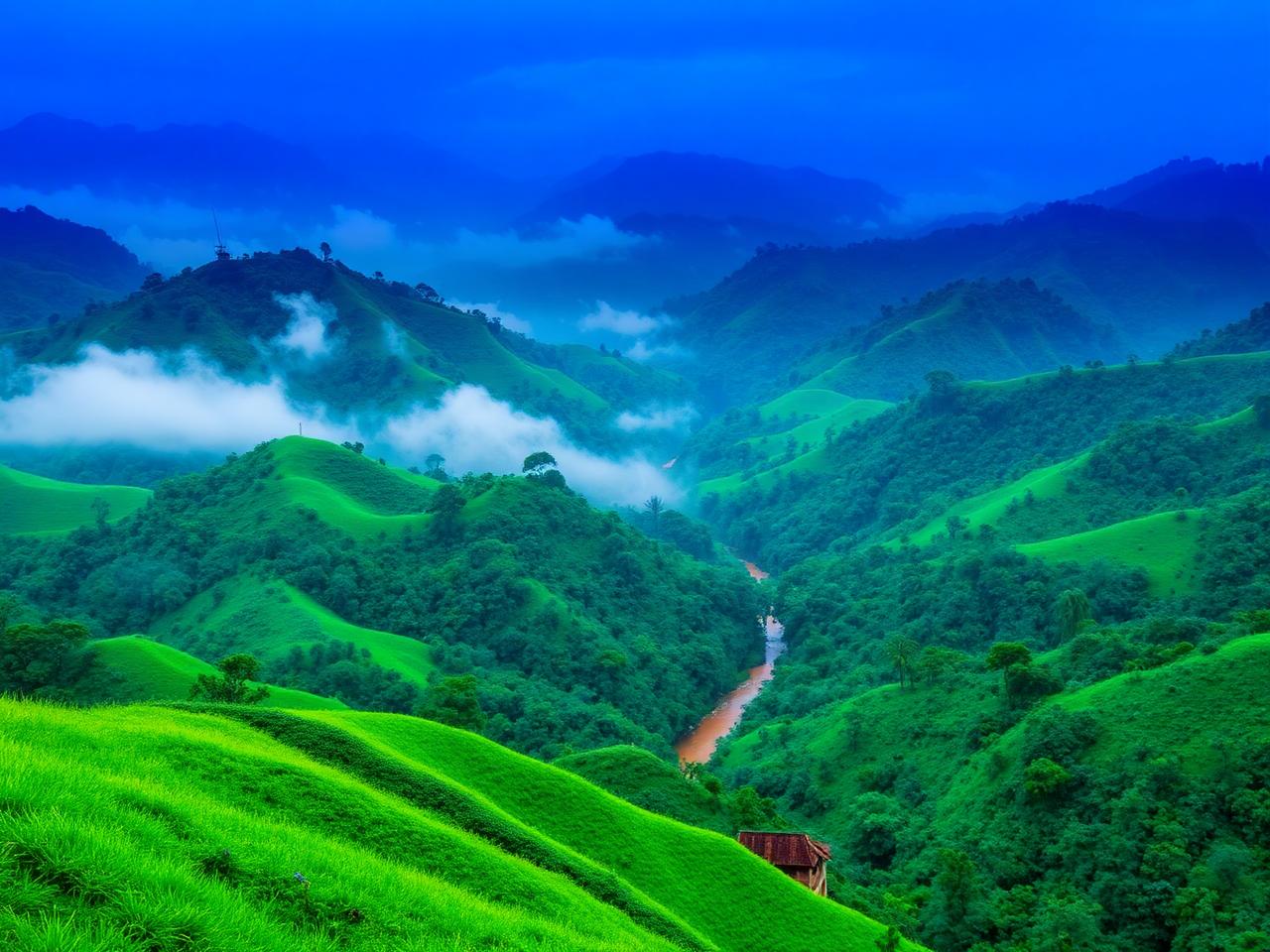 Paysage de Ouganda